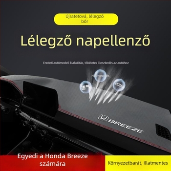 2024-es Honda Haoying központi műszerfal-matja — geometriai minta, nyomtatott logó, hőszigetelő árnyékolás