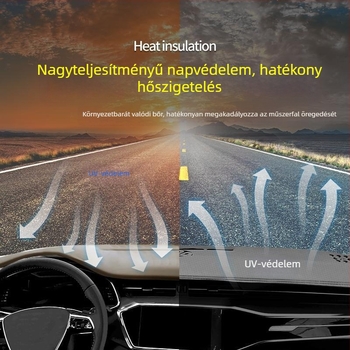 2024-es Honda Haoying központi műszerfal-matja — geometriai minta, nyomtatott logó, hőszigetelő árnyékolás