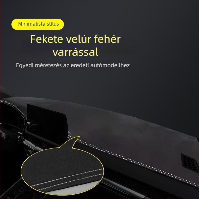 2024-es Honda Haoying központi műszerfal-matja — geometriai minta, nyomtatott logó, hőszigetelő árnyékolás