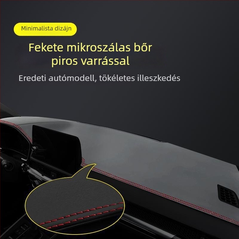 2024-es Honda Haoying központi műszerfal-matja — geometriai minta, nyomtatott logó, hőszigetelő árnyékolás