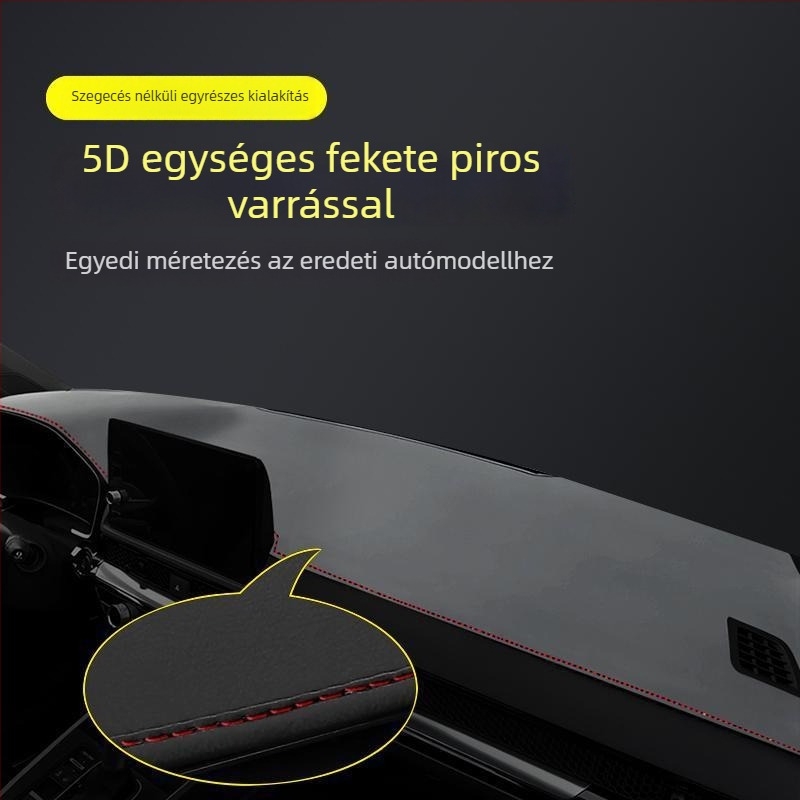 2024-es Honda Haoying központi műszerfal-matja — geometriai minta, nyomtatott logó, hőszigetelő árnyékolás