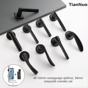 Beltéri faajtó zár – 58-os osztott zár, alumínium, Tiannuo, modern minimalista stílus