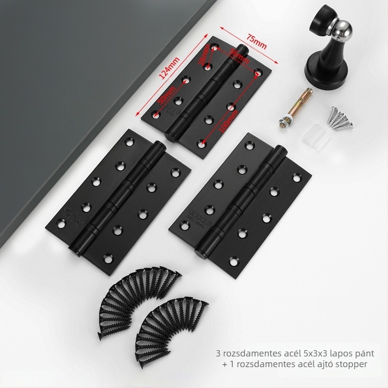 Beltéri faajtó zár – 58-os osztott zár, alumínium, Tiannuo, modern minimalista stílus