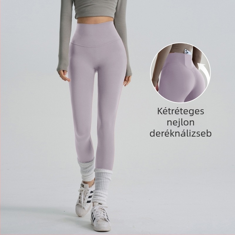 Szűk szabású sportleggings, külső viselésre tervezve, fenékemelő és hasformázó hatással, gyorsan száradó, bőrérzetet idéző, magas derekú jóga nadrág