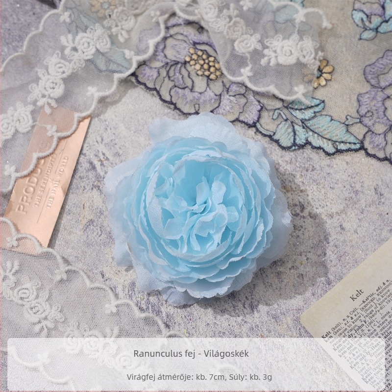 DIY hajdísz selyem virággal – peónia virág szála, hajcsat, fotórekvizit, otthoni öltözködés, Yixuan márka, Modell 18904525367