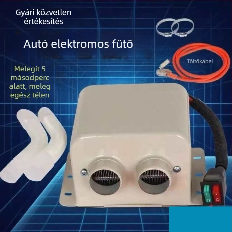 Autóhőventilátor, univerzális 48V/60V/72V, hó- és dérmentesítéshez