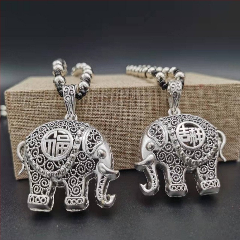 Pulóverlánc geometriás kockás mintával és ötvözet medállal, golyó lánc, uniszex retro hosszú nyaklánc, 21–50 cm, 11 cm hosszabbítás