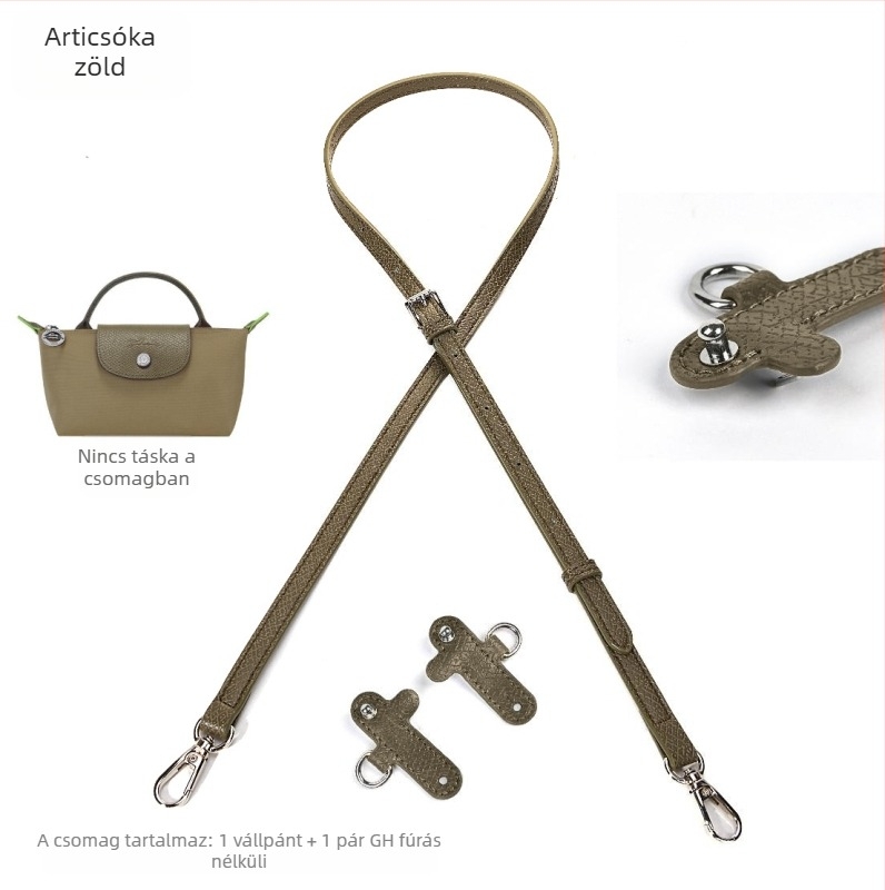 Bőrönd kiegészítő – PU bőr, domborított textúra, fúrás nélküli vállpánt módosítás, állítható mini vállpánt, ultrakönnyű