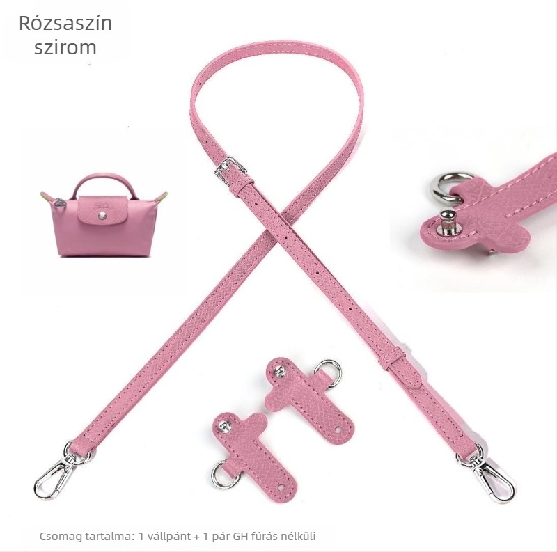 Bőrönd kiegészítő – PU bőr, domborított textúra, fúrás nélküli vállpánt módosítás, állítható mini vállpánt, ultrakönnyű