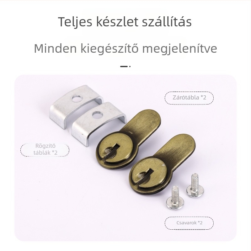 Zinkötvözet zárólemez, típus: zárólemez, alkalmazás: nagy- és kicsi panel lyukak, tömeg: 0.26