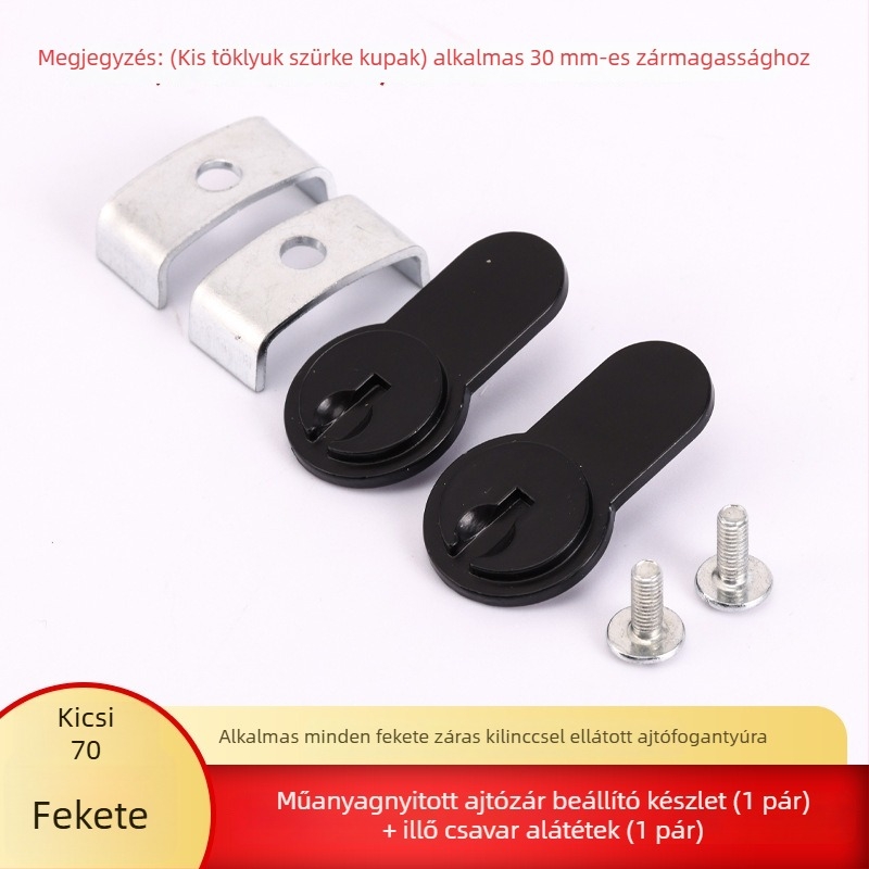 Zinkötvözet zárólemez, típus: zárólemez, alkalmazás: nagy- és kicsi panel lyukak, tömeg: 0.26