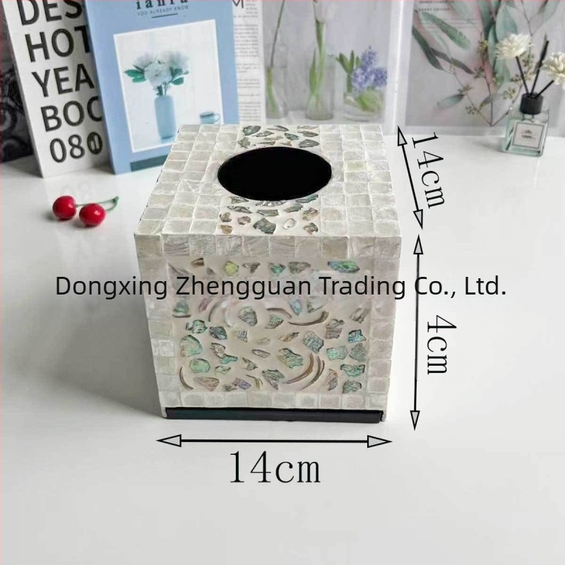 Shell-ihletett asztali zsebkendő doboz — modern minimalista dizájn, cserélhető zsebkendők, modell 985