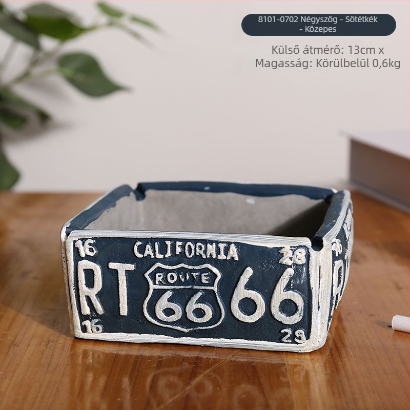 Gumiformájú hamutál, asztali, minimalistikus ipari dizájn, modell AS65465161