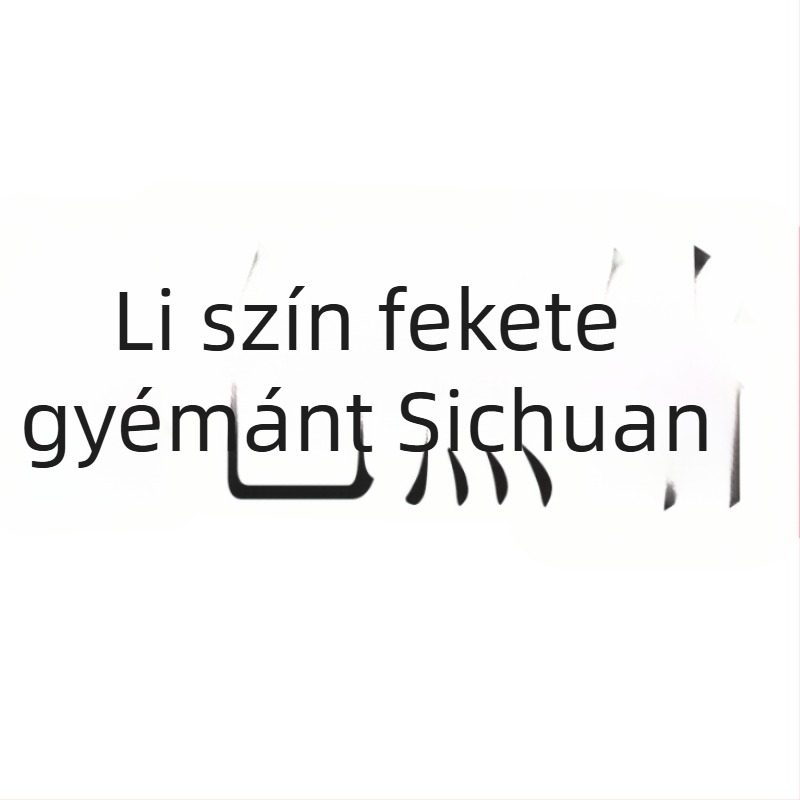 Geometriai tulipán mintás gyűrű ékkővel, kézzel készített titánacélból, uniszex, Jin Ziying
