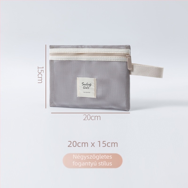 Maixing kozmetikai táska, Teslin anyag, kubikus alakú, légáteresztő, ultra könnyű, modell Tsl20250901