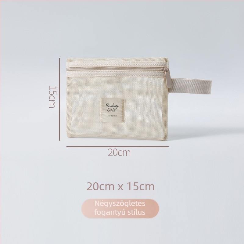 Maixing kozmetikai táska, Teslin anyag, kubikus alakú, légáteresztő, ultra könnyű, modell Tsl20250901