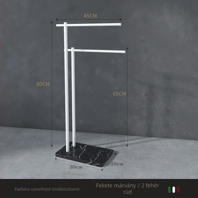 Padlóra álló törölközőtartó vasból, új kínai stílus, Watermarks tanúsítvány, származás Kína, tanúsítvány száma 1