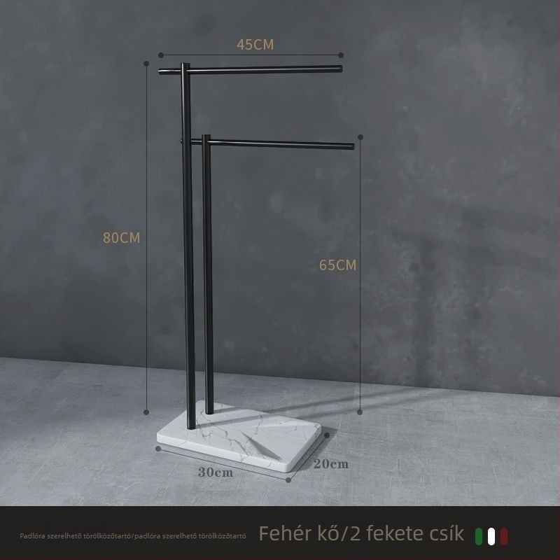 Padlóra álló törölközőtartó vasból, új kínai stílus, Watermarks tanúsítvány, származás Kína, tanúsítvány száma 1