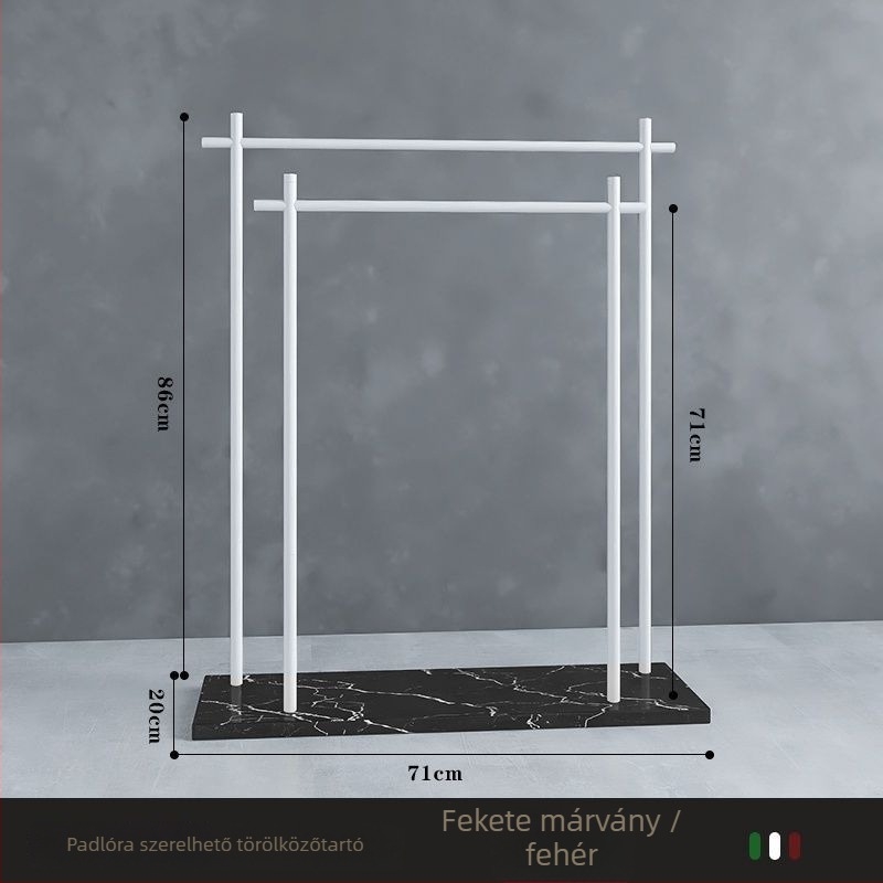 Padlóra álló törölközőtartó vasból, új kínai stílus, Watermarks tanúsítvány, származás Kína, tanúsítvány száma 1