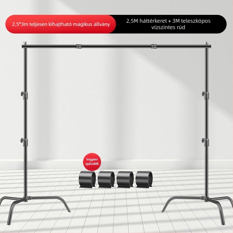 Kinyújtható háttérkeret termékfotózáshoz, súly 2