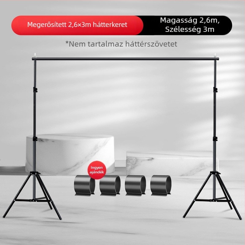 Kinyújtható háttérkeret termékfotózáshoz, súly 2