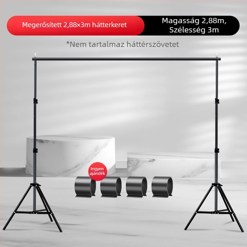 Kinyújtható háttérkeret termékfotózáshoz, súly 2