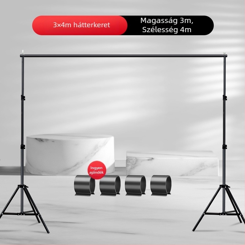 Kinyújtható háttérkeret termékfotózáshoz, súly 2
