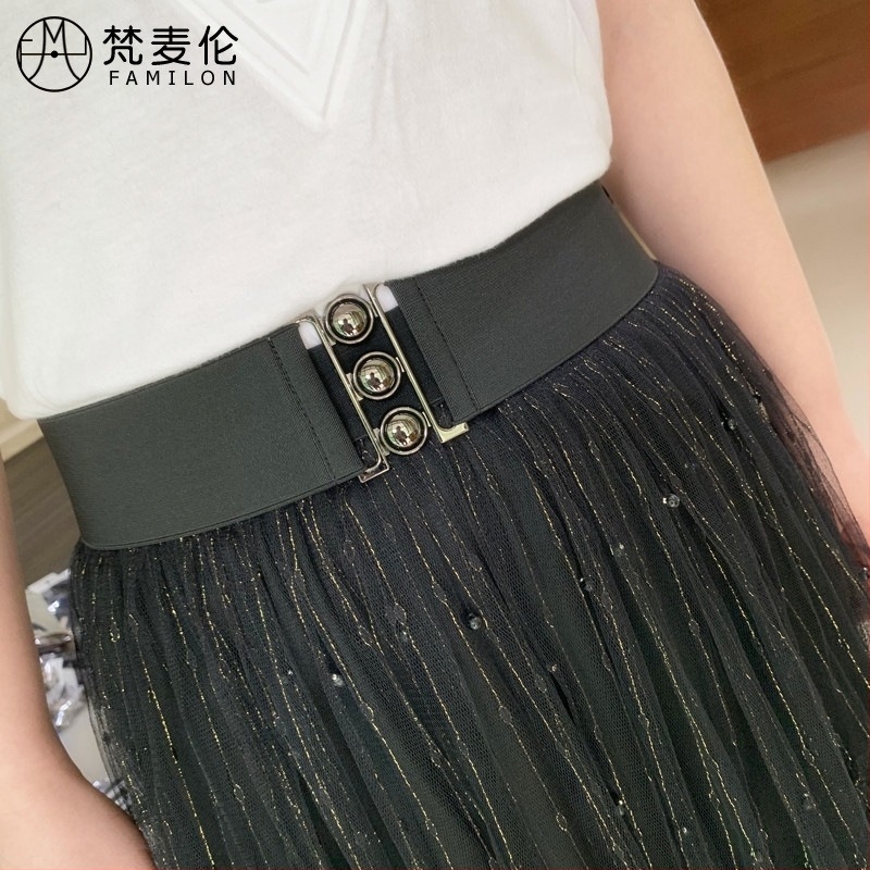 Ruhához való elasztikus derékszíj, csíkos mintázat, egyhurok, lágy felület