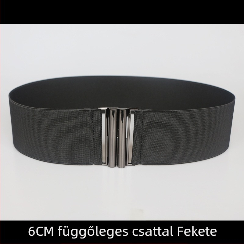 Ruhához való elasztikus derékszíj, csíkos mintázat, egyhurok, lágy felület