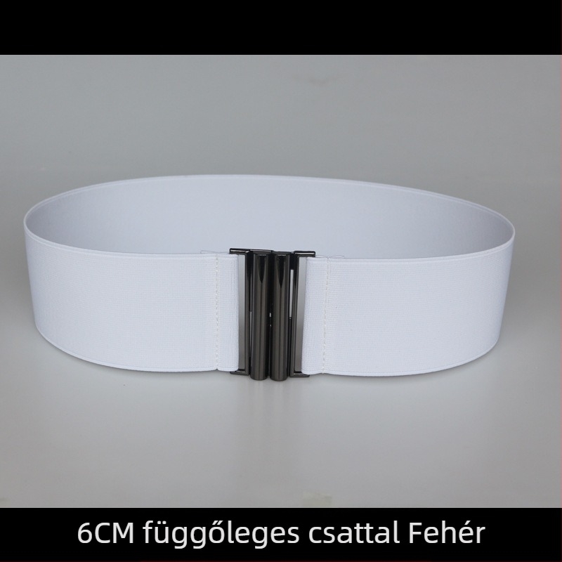 Ruhához való elasztikus derékszíj, csíkos mintázat, egyhurok, lágy felület