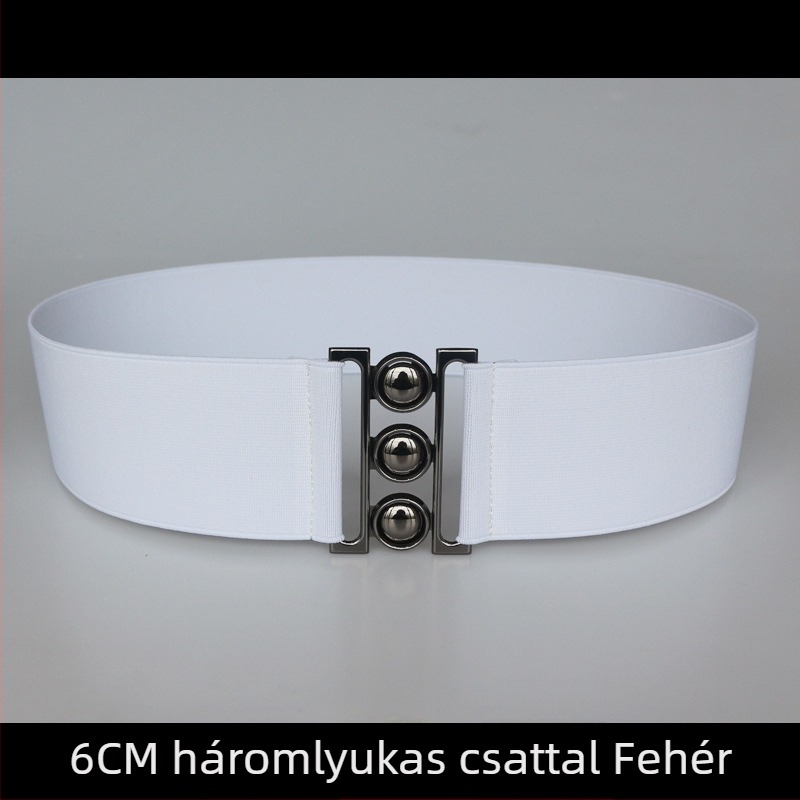 Ruhához való elasztikus derékszíj, csíkos mintázat, egyhurok, lágy felület