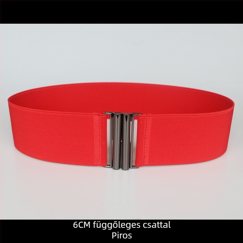 Ruhához való elasztikus derékszíj, csíkos mintázat, egyhurok, lágy felület