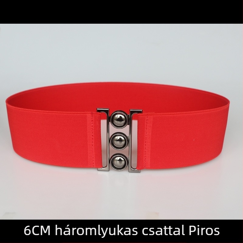 Ruhához való elasztikus derékszíj, csíkos mintázat, egyhurok, lágy felület