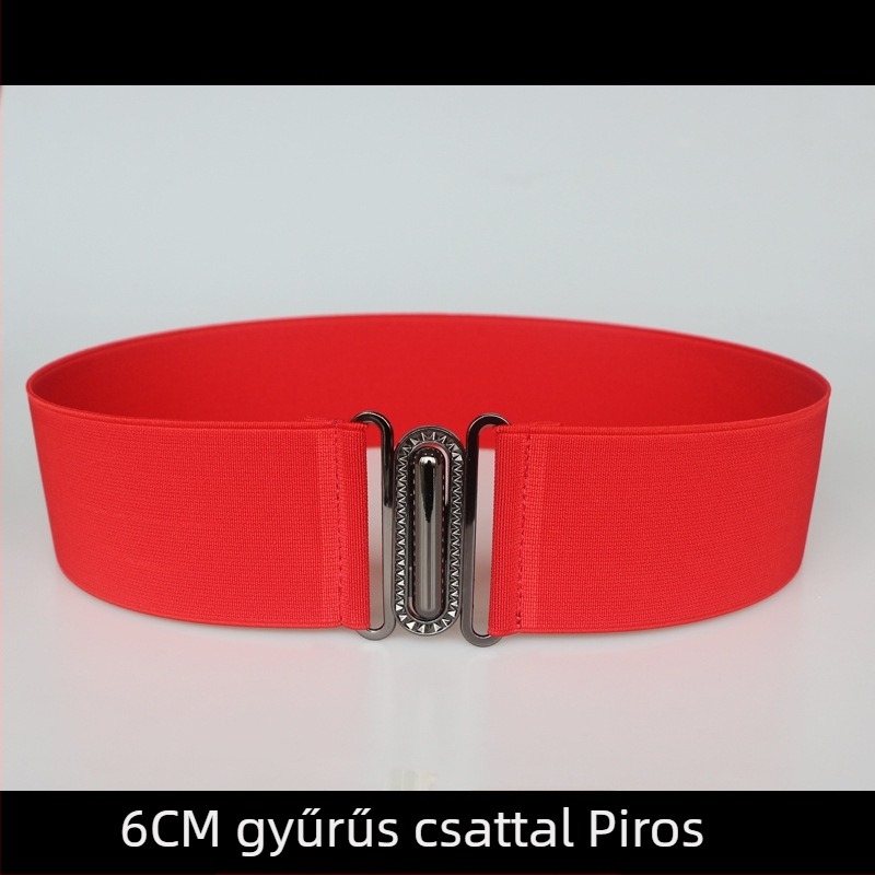 Ruhához való elasztikus derékszíj, csíkos mintázat, egyhurok, lágy felület