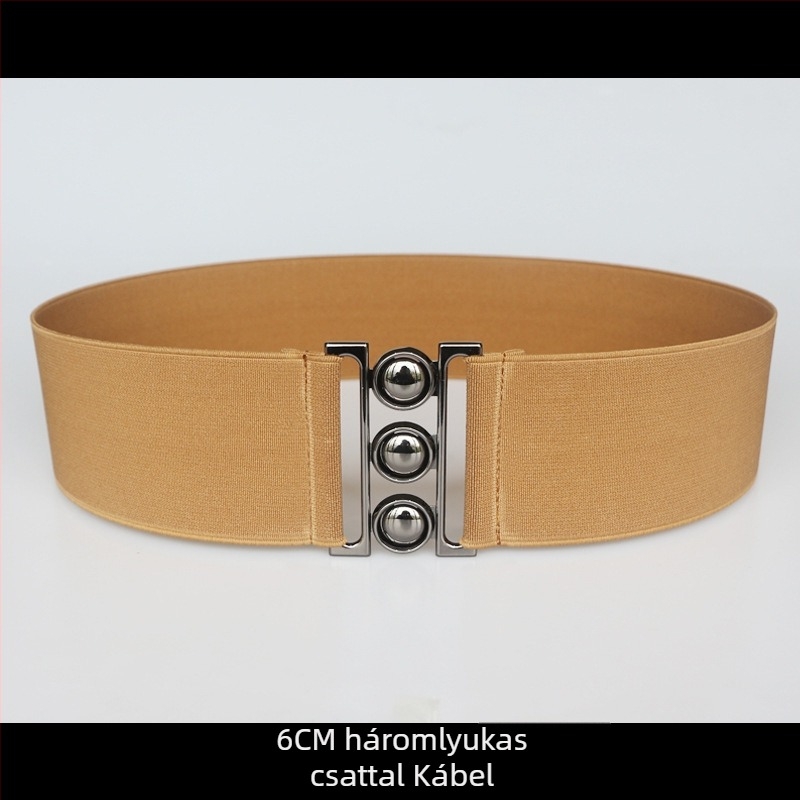 Ruhához való elasztikus derékszíj, csíkos mintázat, egyhurok, lágy felület