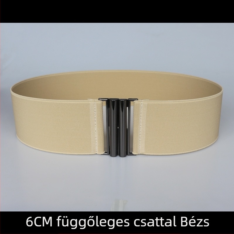 Ruhához való elasztikus derékszíj, csíkos mintázat, egyhurok, lágy felület