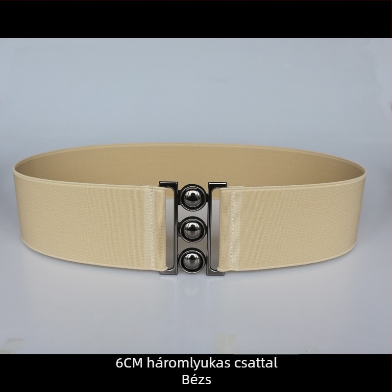 Ruhához való elasztikus derékszíj, csíkos mintázat, egyhurok, lágy felület