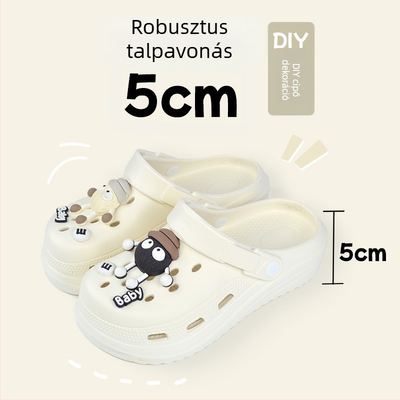 Uniszex kert cipő EVA felsőrész, lélegző, buborékos talp