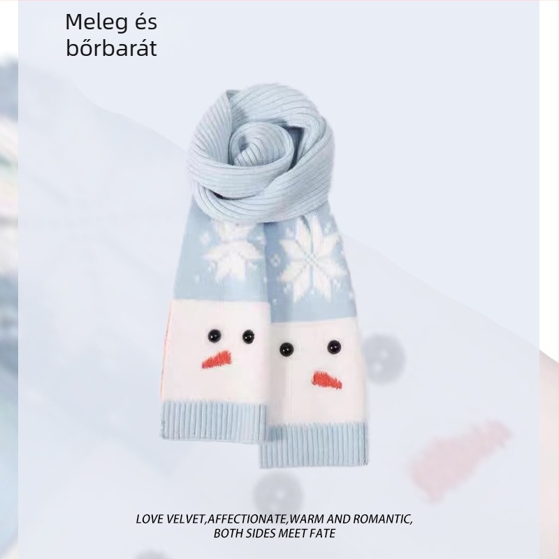 Női téli sál — warp-kötésű, melegen tart, téli szezon, fő anyag >96%, Eredet: Hangzhou, modern városi stílus
