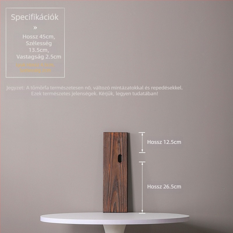 Természetes tömörfa vízfolyásos dekoráció halastóhoz és kertészeti tájhoz; kézzel készített keresztgerenda, karbonizált fa táblával