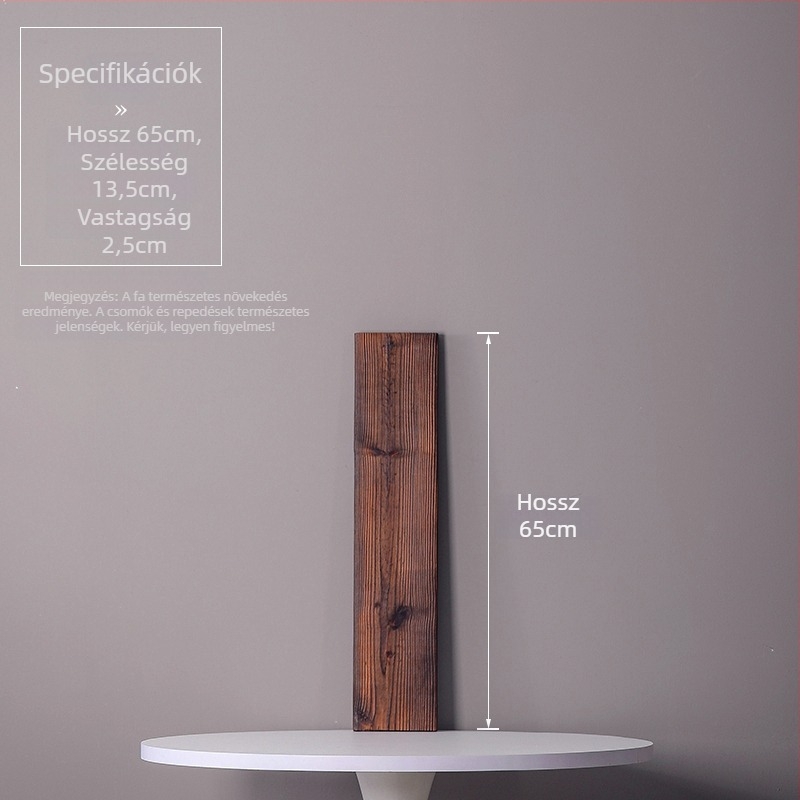 Természetes tömörfa vízfolyásos dekoráció halastóhoz és kertészeti tájhoz; kézzel készített keresztgerenda, karbonizált fa táblával