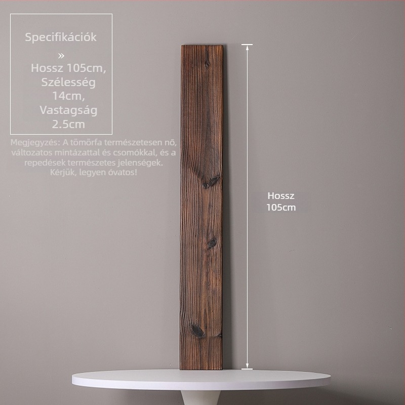 Természetes tömörfa vízfolyásos dekoráció halastóhoz és kertészeti tájhoz; kézzel készített keresztgerenda, karbonizált fa táblával