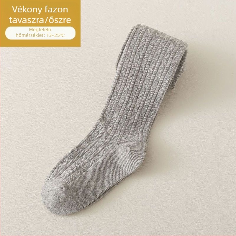 Pamut harisnya gyerekeknek, lányoknak, vékony téli