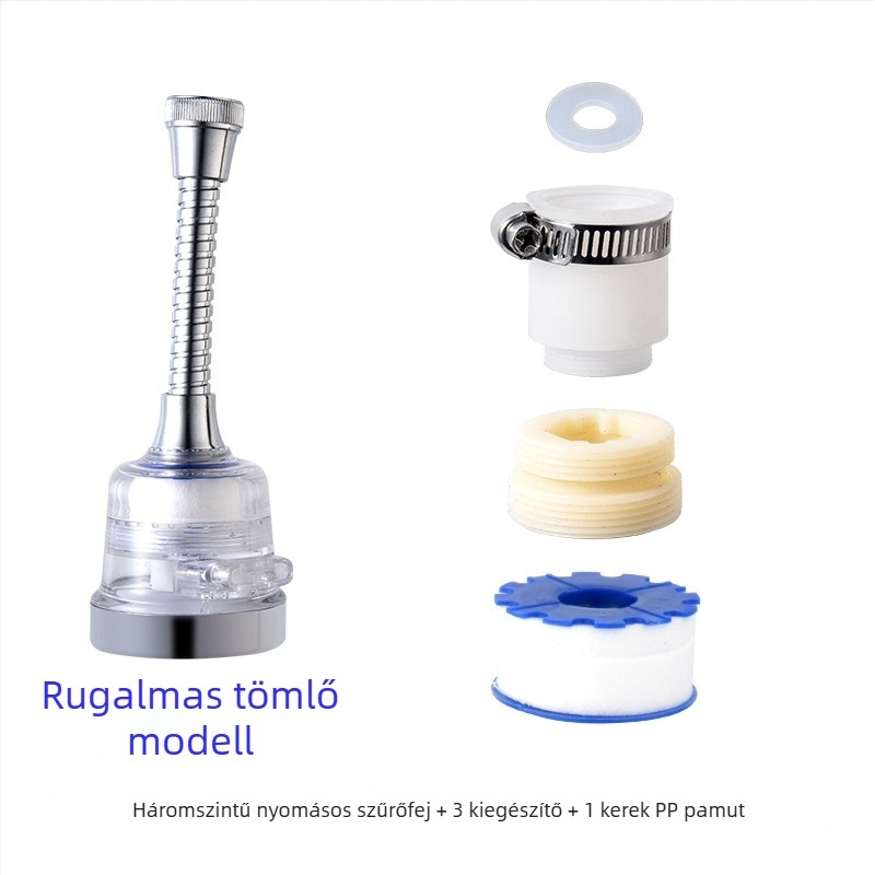 Zuhanyfej – felső sugár, műanyag, masszázs/buborék/eső módok, 0-90C, 0.6 MPa