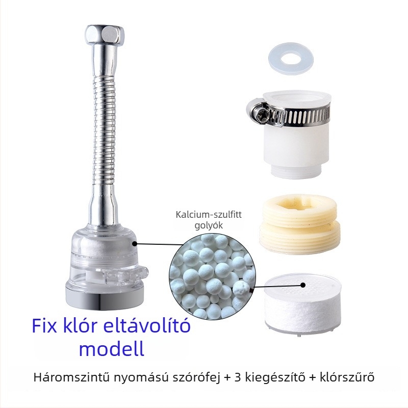 Zuhanyfej – felső sugár, műanyag, masszázs/buborék/eső módok, 0-90C, 0.6 MPa