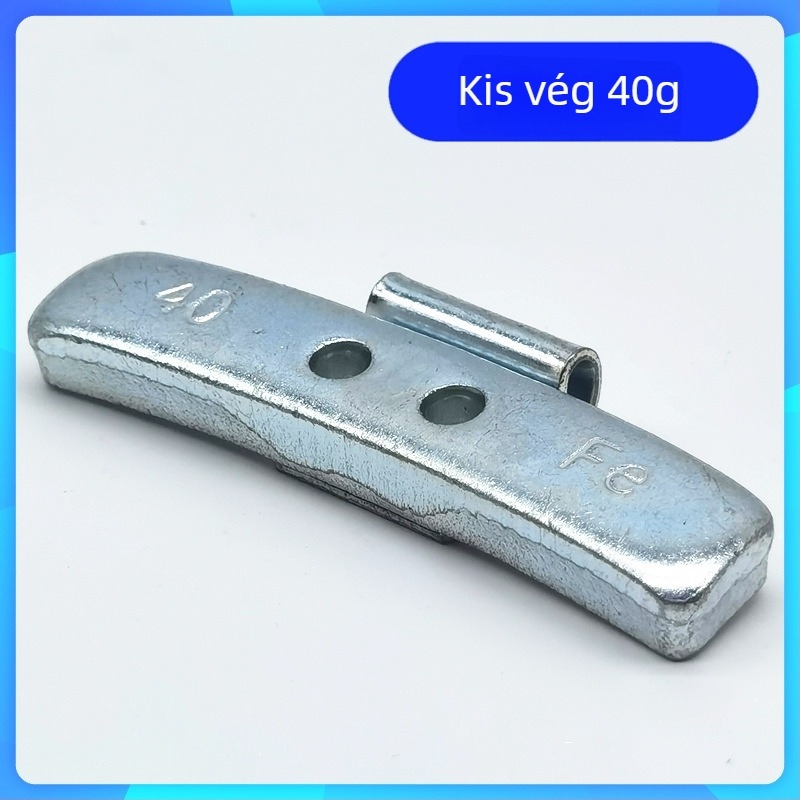 Autógumi kiegyensúlyozó blokk készlet, vegyes nyílásméretekkel, alumínium‑ötvözet és vas‑acél felni kampók