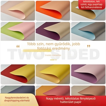 Kétoldalas háttérpapír fotózáshoz, rekvizít fotózáshoz, karton alap, csendélet