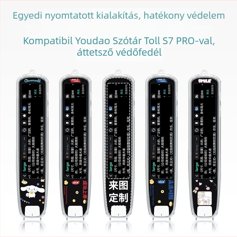 Xuanyue Átlátszó TPU tolltartó Youdao S7 Pro intelligens fordító tollhoz – kopásálló, testreszabható