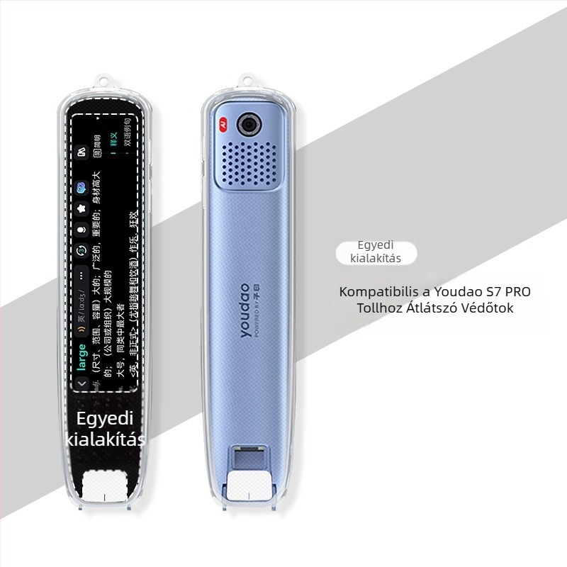 Xuanyue Átlátszó TPU tolltartó Youdao S7 Pro intelligens fordító tollhoz – kopásálló, testreszabható