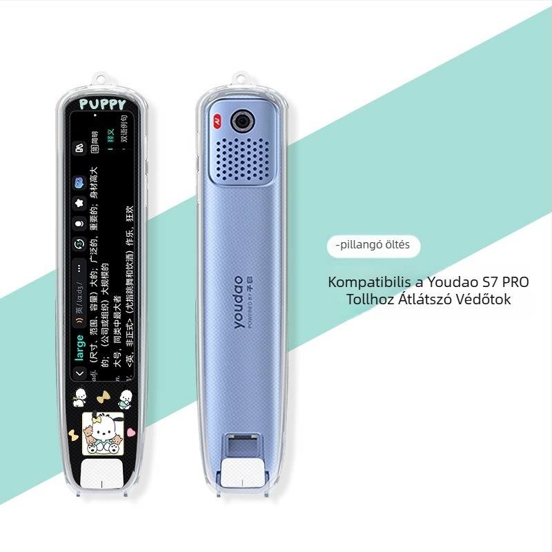 Xuanyue Átlátszó TPU tolltartó Youdao S7 Pro intelligens fordító tollhoz – kopásálló, testreszabható